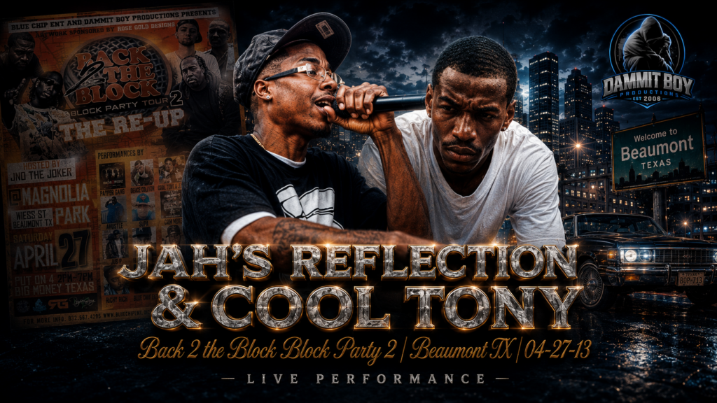 Jah's Reflection & Cool Tony Live during Back 2 the Block Block Party 2.