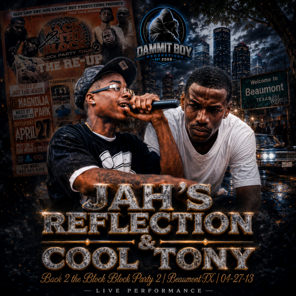 Jah's Reflection & Cool Tony Live during Back 2 the Block Block Party 2.