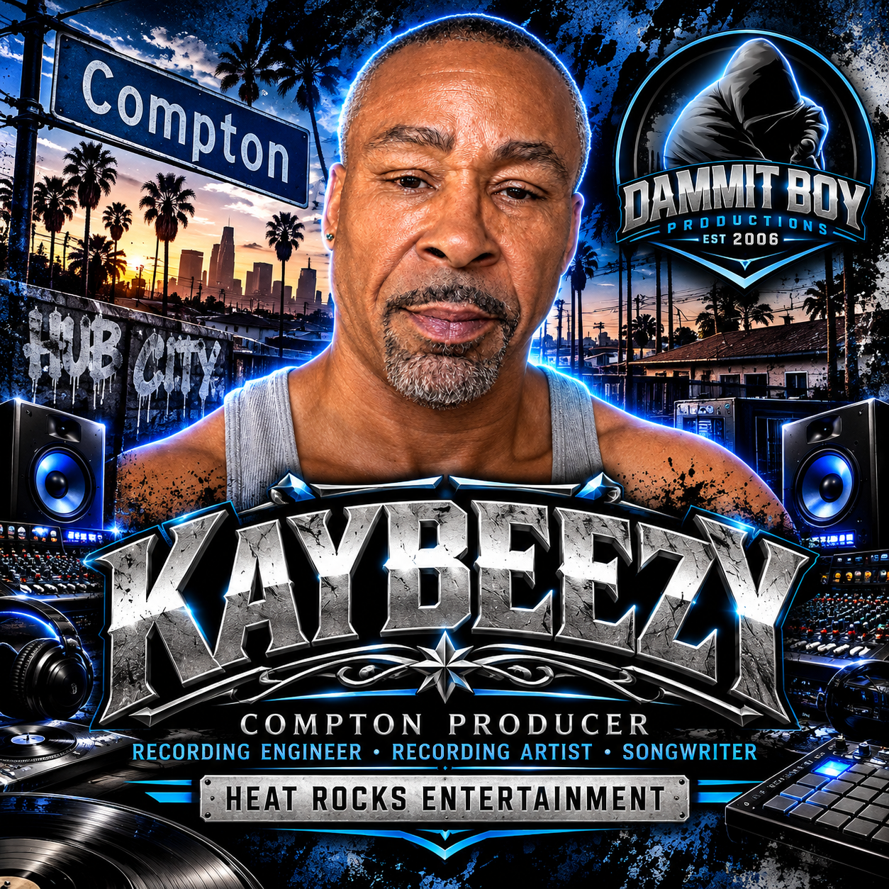 KayBeezy, Compton producer, recording engineer and recording artist