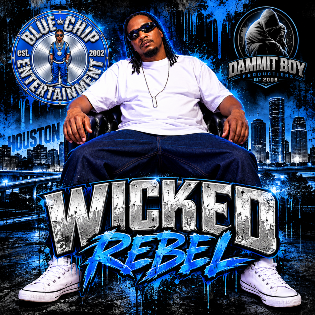 Wicked Rebel Houston hip-hop artist cover artwork