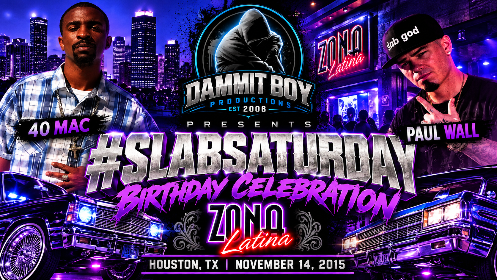 SlabSaturday Birthday Celebration at Zona Latina Houston thumbnail